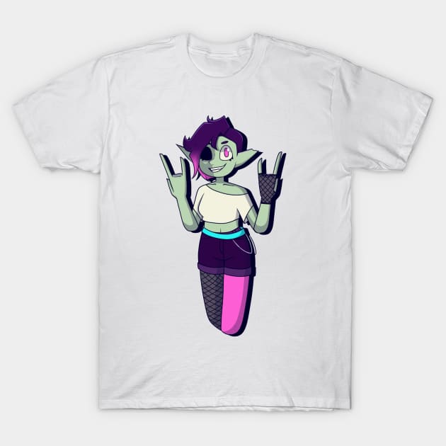 Alt Zombie Girl T-Shirt by WhiteRabbitWeirdo